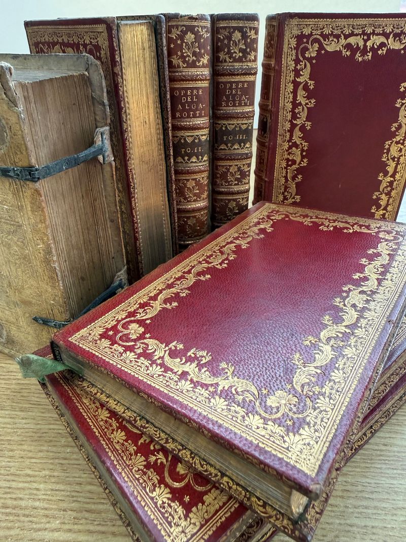 Schmuckelemente am Buch, Bibliothek Gleimhaus